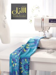 Bloom flower style with blue,green colors - Image 7