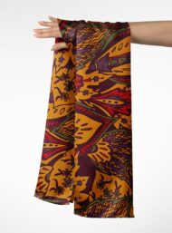 Leaf flower style with orange,red colors - Image 3