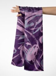 Petal flower style with purple,grey colors - Image 3