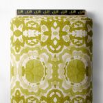 Circle mixed style with green,yellow colors