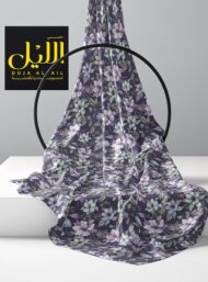 Bloom flower style with purple,white colors - Image 2