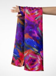 Rose flower style with pink,red colors - Image 3