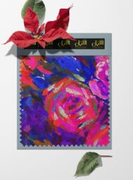 Rose flower style with pink,red colors - Image 6