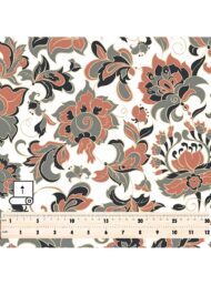 Bloom flower style with black,red colors - Image 5