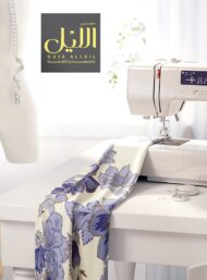 Bloom flower style with blue,white colors - Image 7