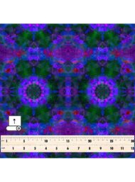 Flower abstract style with purple,green colors - Image 5