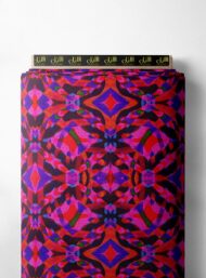 Flower abstract style with red,purple colors