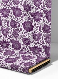 Bloom flower style with purple, white colors - Image 4
