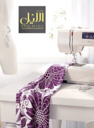 Bloom flower style with purple, white colors - Image 7