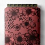 Petal flower style with red,green colors