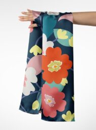 Leaf flower style with red,green colors - Image 3