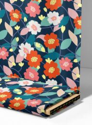 Leaf flower style with red,green colors - Image 4