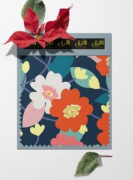 Leaf flower style with red,green colors - Image 6