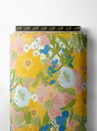 Petal flower style with yellow,green colors