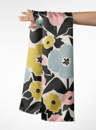 Bloom flower style with black,yellow colors - Image 3