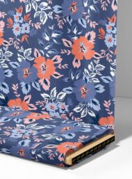 Leaf flower style with pink,blue colors - Image 4