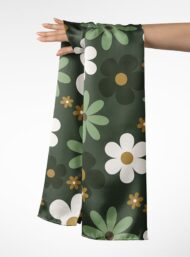 Petal flower style with green,white colors - Image 3