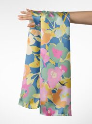 Bloom flower style with pink,green colors - Image 3