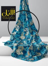 Leaf flower style with blue,green colors - Image 2