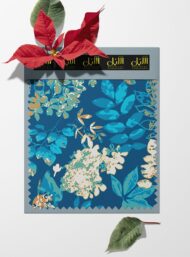 Leaf flower style with blue,green colors - Image 6