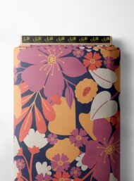 Petal flower style with pink,purple colors