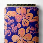 Bloom flower style with pink,orange colors