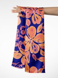 Bloom flower style with pink,orange colors - Image 3