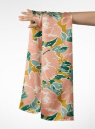 Bloom flower style with pink,green colors - Image 3