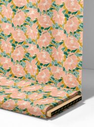 Bloom flower style with pink,green colors - Image 4