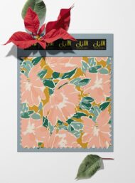 Bloom flower style with pink,green colors - Image 6