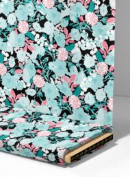 Bloom flower style with pink,green colors - Image 4