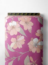 Petal flower style with pink,white colors