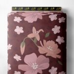 Bloom flower style with pink,white colors