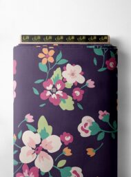 Petal flower style with pink,green colors