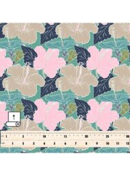 Leaf flower style with pink,green colors - Image 5