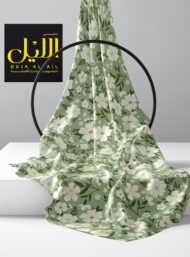 Bloom flower style with green,white colors - Image 2