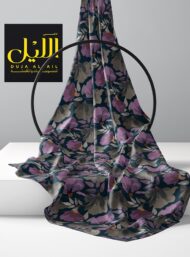 Bloom flower style with purple,grey colors - Image 2