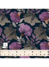 Bloom flower style with purple,grey colors - Image 5