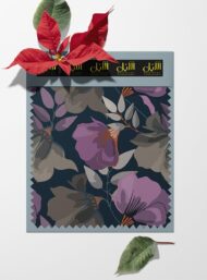 Bloom flower style with purple,grey colors - Image 6