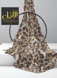 Leaf flower style with brown,green colors - Image 2