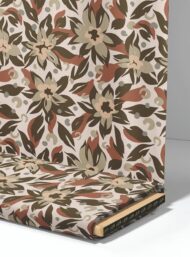 Leaf flower style with brown,green colors - Image 4