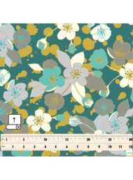 Bloom flower style with white,blue colors - Image 5