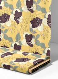 Petal flower style with yellow,purple colors - Image 4