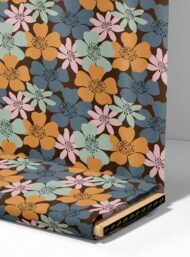 Petal flower style with brown,orange colors - Image 4