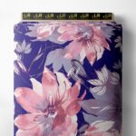 Petal flower style with pink,white colors