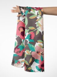 Leaf flower style with pink,green colors - Image 3