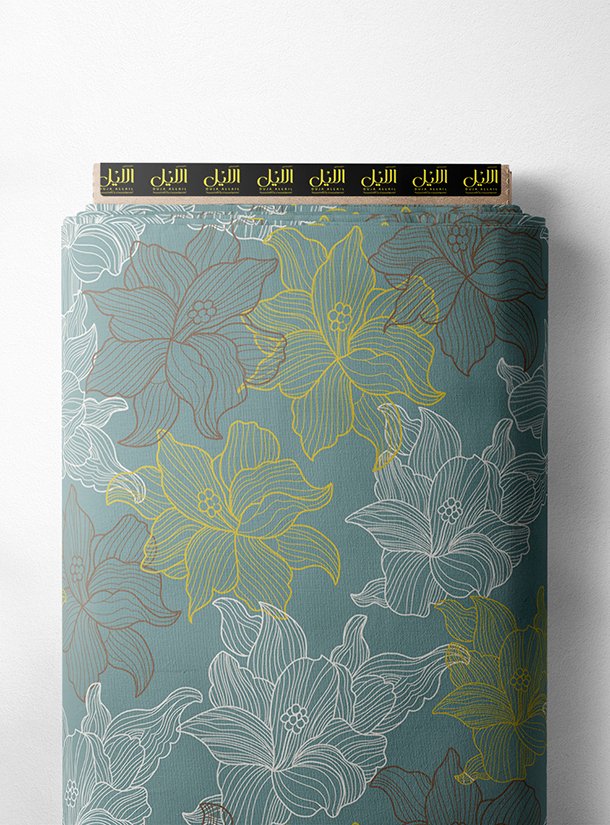 LAI02-0588_1-1.jpg Bloom flower style with green,white colors - Image 1