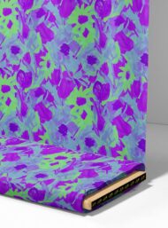 Bloom flower style with purple, green colors - Image 4