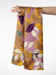 Bloom flower style with brown,yellow colors - Image 3