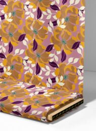 Bloom flower style with brown,yellow colors - Image 4